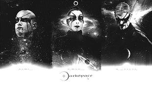 Darkspace collage, Darkspace, black metal, space, collage