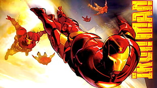 Marvel Iron-Man wallpaper, Iron Man, Marvel Comics, superhero HD wallpaper