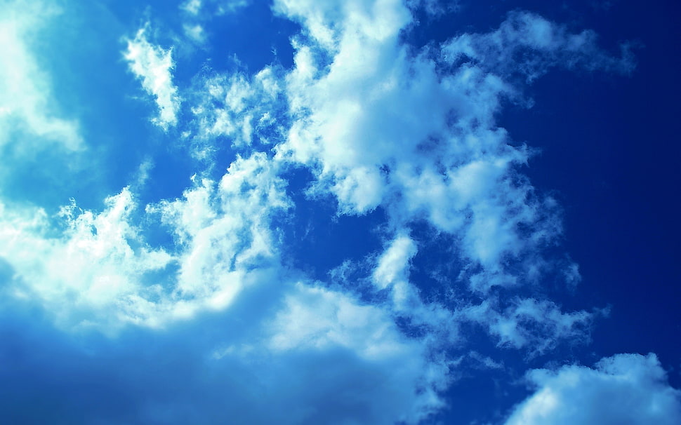 white clouds, sky, clouds HD wallpaper