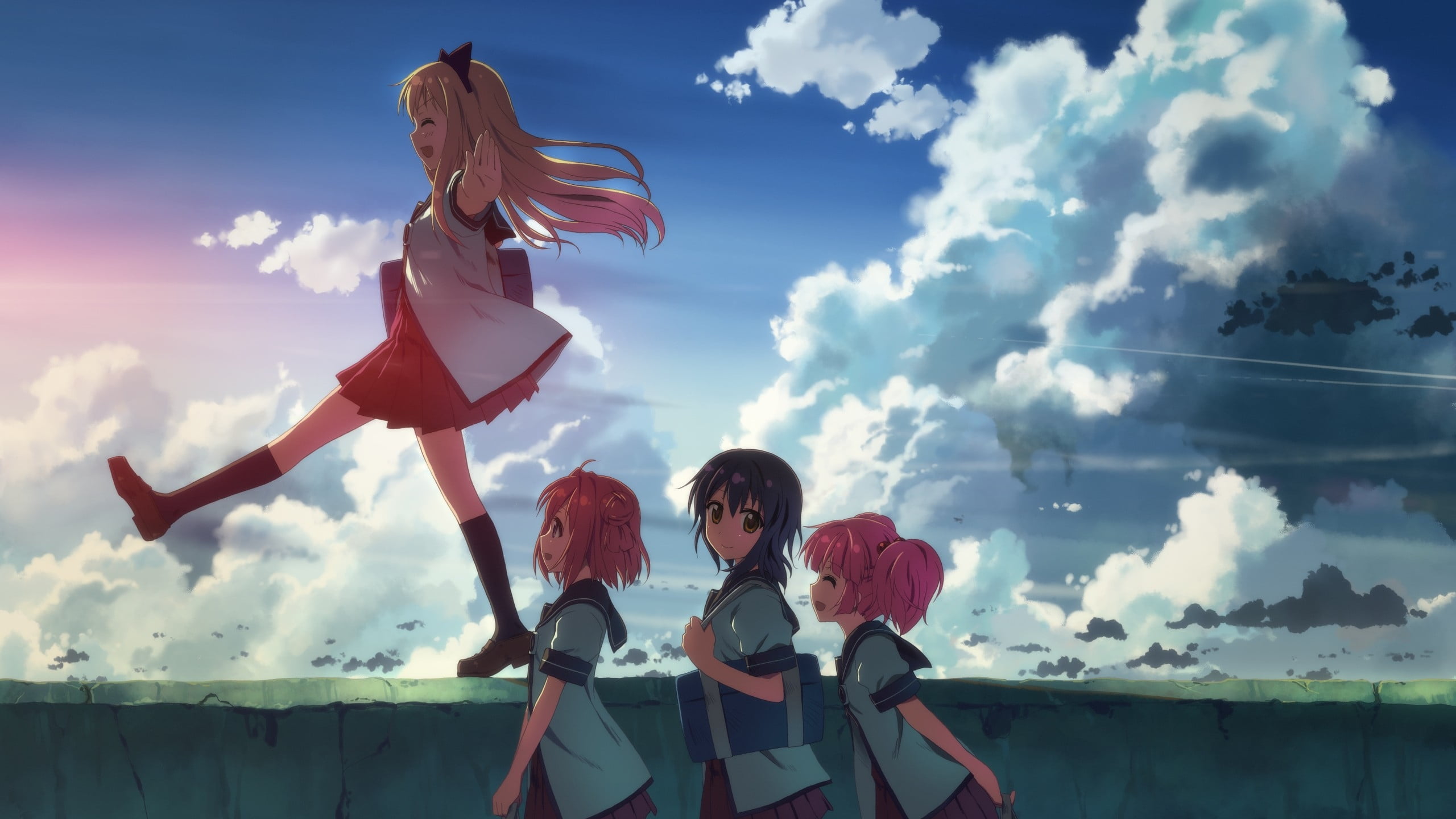 female anime character walking at the field illustration Darling in the  FranXX Zero Two Darling in the Fra  Anime characters Female anime  Darling in the franxx