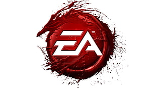 red and white EA Sports logo, Dragon Age, Dragon Age II, Electronic Arts, logo