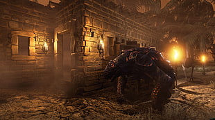 lizard game character, Conan Exiles, screenshot, 4k HD wallpaper