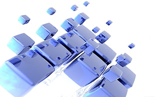 blue box illustration