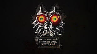 black owl poster, The Legend of Zelda: Majora's Mask, The Legend of Zelda, Nintendo, Happy Mask Salesman