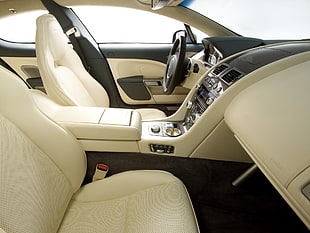 beige car interior HD wallpaper