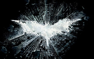 Batman Begins digital wallpaper, Batman, logo HD wallpaper