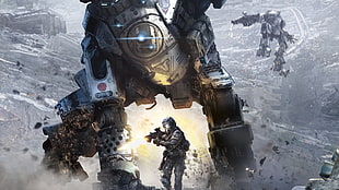 robot action game application, Titanfall, mech, video games