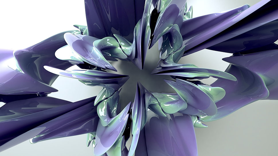 purple and white abstract digital wallpaper HD wallpaper