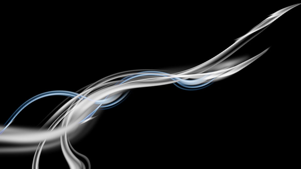 white and black light digital wallpaper HD wallpaper