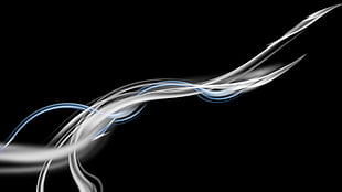 white and black light digital wallpaper