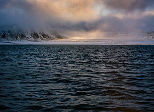 body of water near the ice during daytime, svalbard