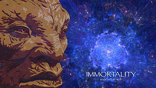 Immortality painting, Doctor Who, Bad Wolf, Face of Boe