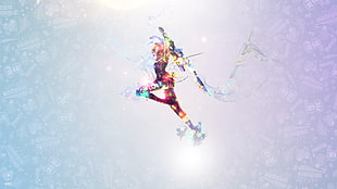 multicolored character poster, League of Legends, Riven (League of Legends)