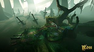 Moss game digital wallpaper HD wallpaper