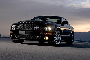 black Ford Mustang Shelby Cobra, car, Ford Mustang, Ford Mustang Shelby HD wallpaper