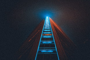 blue and brown high rise building HD wallpaper