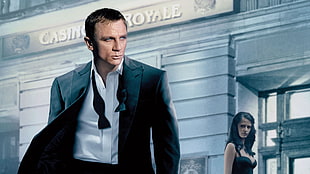James Bond Casino Royale illustration, movies, James Bond, Casino Royale, Daniel Craig