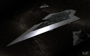spacecraft 3D wallpaper, Star Wars, Star Destroyer, Executor class Star Destroyer, Super Star Destroyer