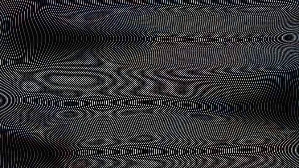 lines, optical illusion, black HD wallpaper