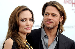 Brad Pitt and Angelina Jolie photo HD wallpaper