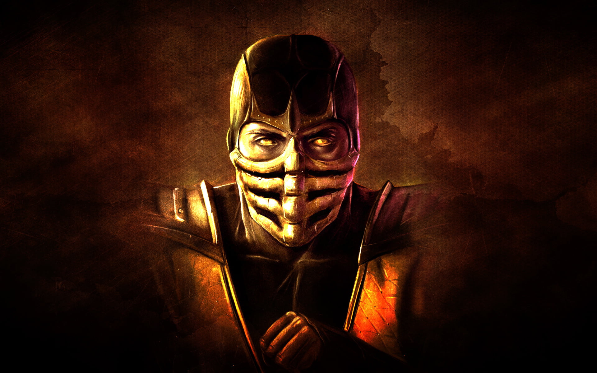Mortal Kombat Scorpion illustration