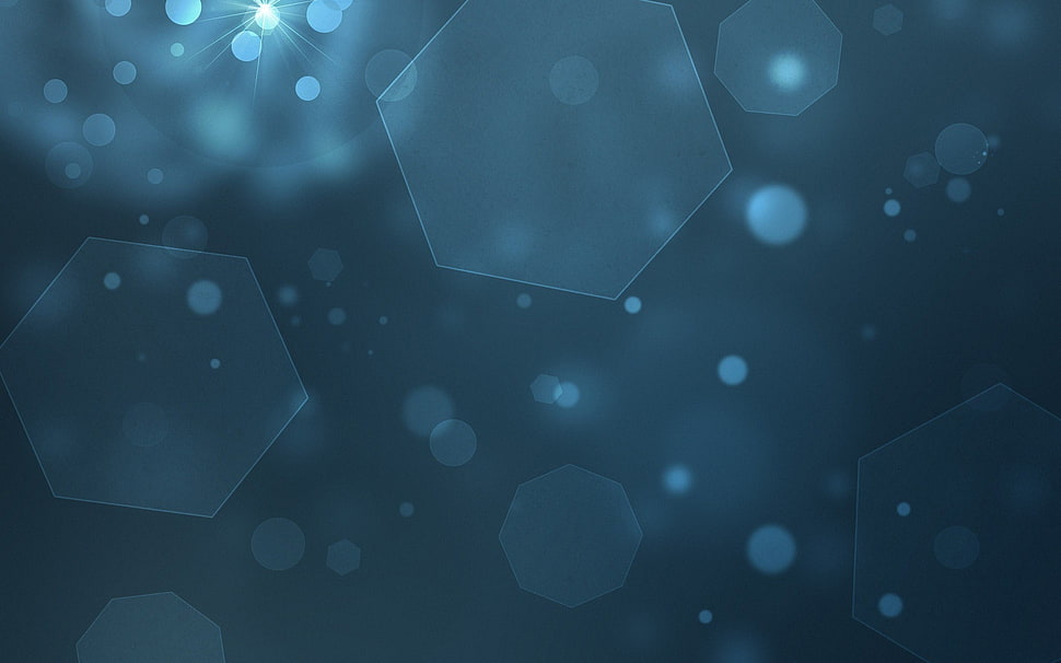 Hexagons,  Spots,  Shadows,  Background HD wallpaper