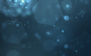 Hexagons,  Spots,  Shadows,  Background