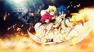 Magi anime characters, Magi: The Labyrinth of Magic, Aladdin (Magi), Alibaba Saluja, Morgiana HD wallpaper