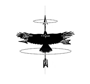 black bird clip-art, birds, geometry, monochrome