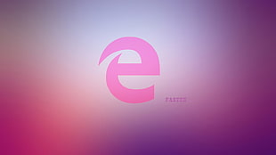 E logo, Microsoft Edge, Windows 10, Microsoft Windows