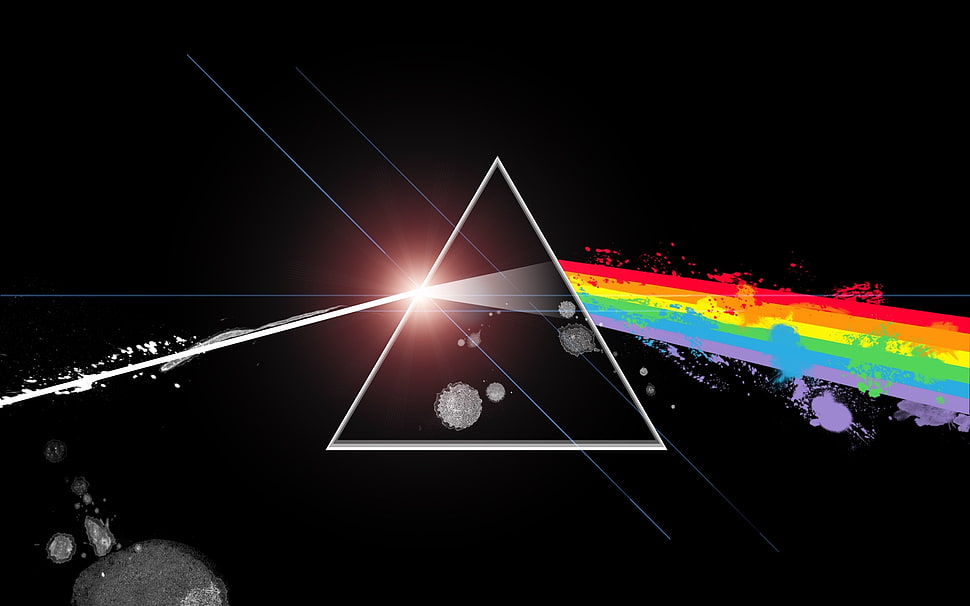 triangular abstract HD wallpaper