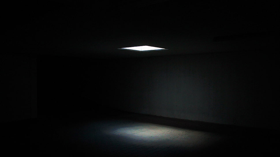 white ceiling light HD wallpaper