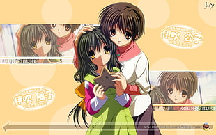 male and female anime character