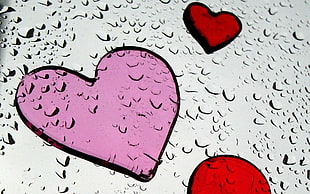 three hearts painting