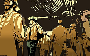 illustration of anime, Cowboy Bebop, Spike Spiegel HD wallpaper