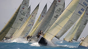 wind boat racing HD wallpaper