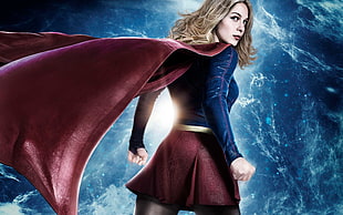 Supergirl graphic wallpapper HD wallpaper