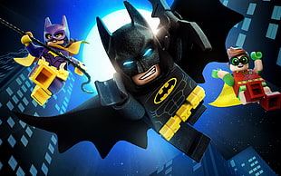 Lego Batman digital wallpaper