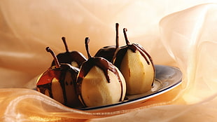 chocolate covered pear HD wallpaper