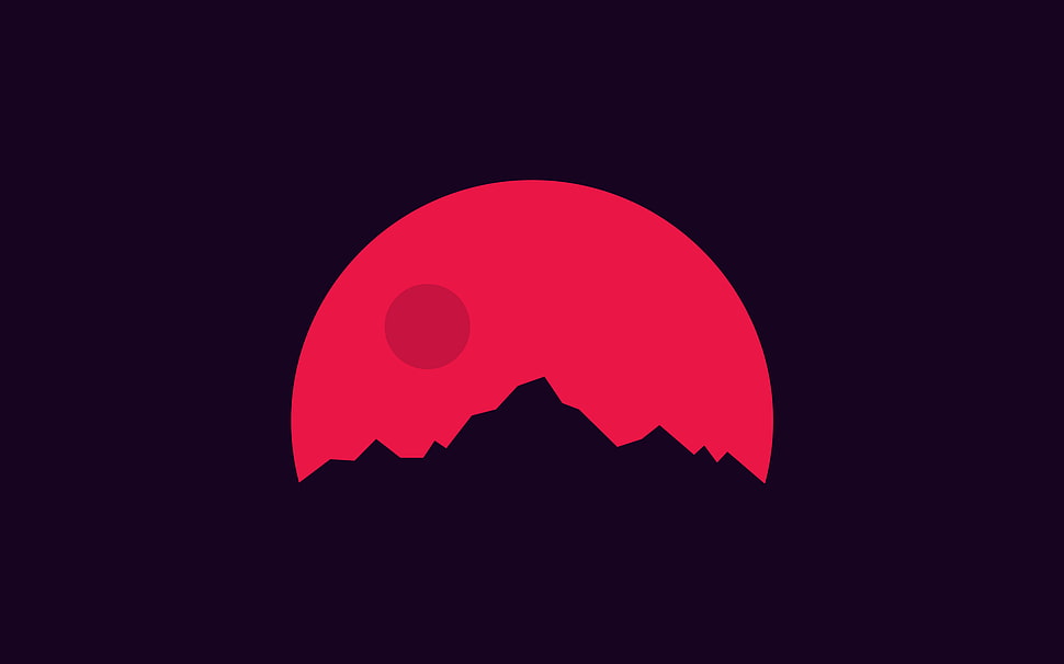 Mars, artwork, minimalism HD wallpaper