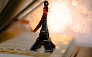 macro shot photography of Eiffel Tower table decor