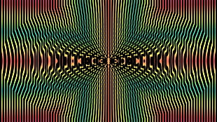 multicolored digital wallpaper, abstract, optical illusion HD wallpaper