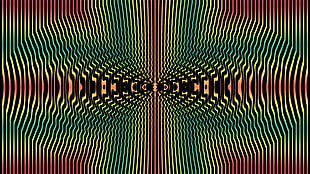 multicolored digital wallpaper, abstract, optical illusion