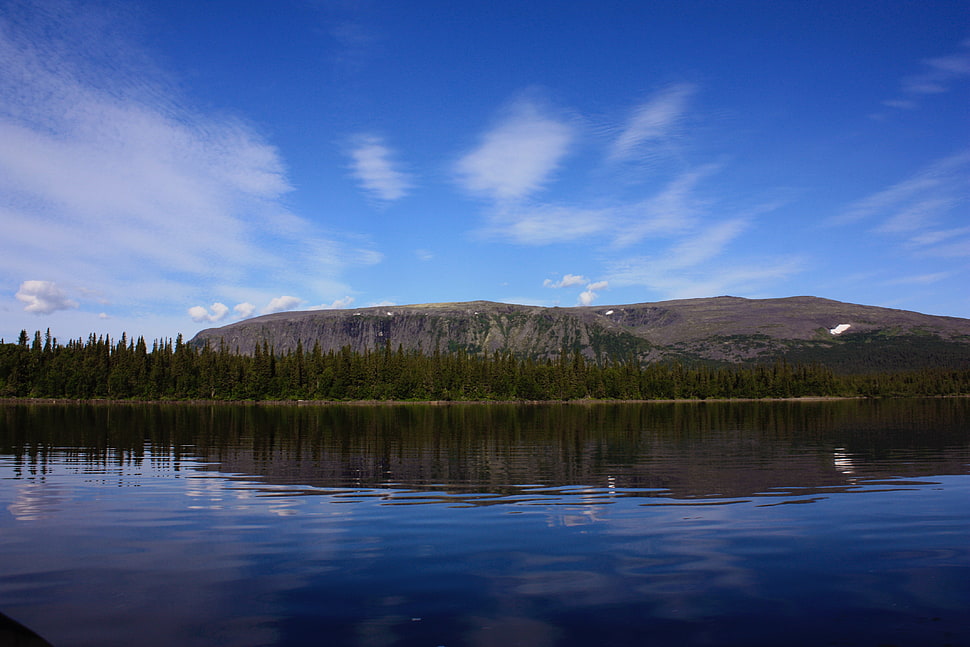 body of water, landscape, Karelia, water, hills HD wallpaper