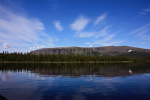 body of water, landscape, Karelia, water, hills