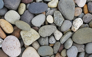 assorted-color stones, stones