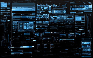 black stereo component, IT design