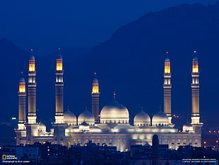 Taj Mahal, India, mosque, National Geographic, glowing, building HD wallpaper