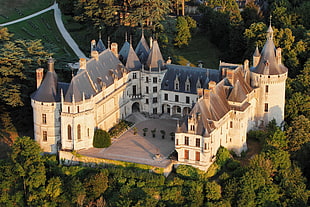 brown concrete building, nature, landscape, architecture, castle