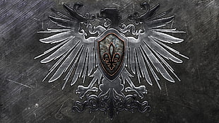Albania logo, coats of arms HD wallpaper